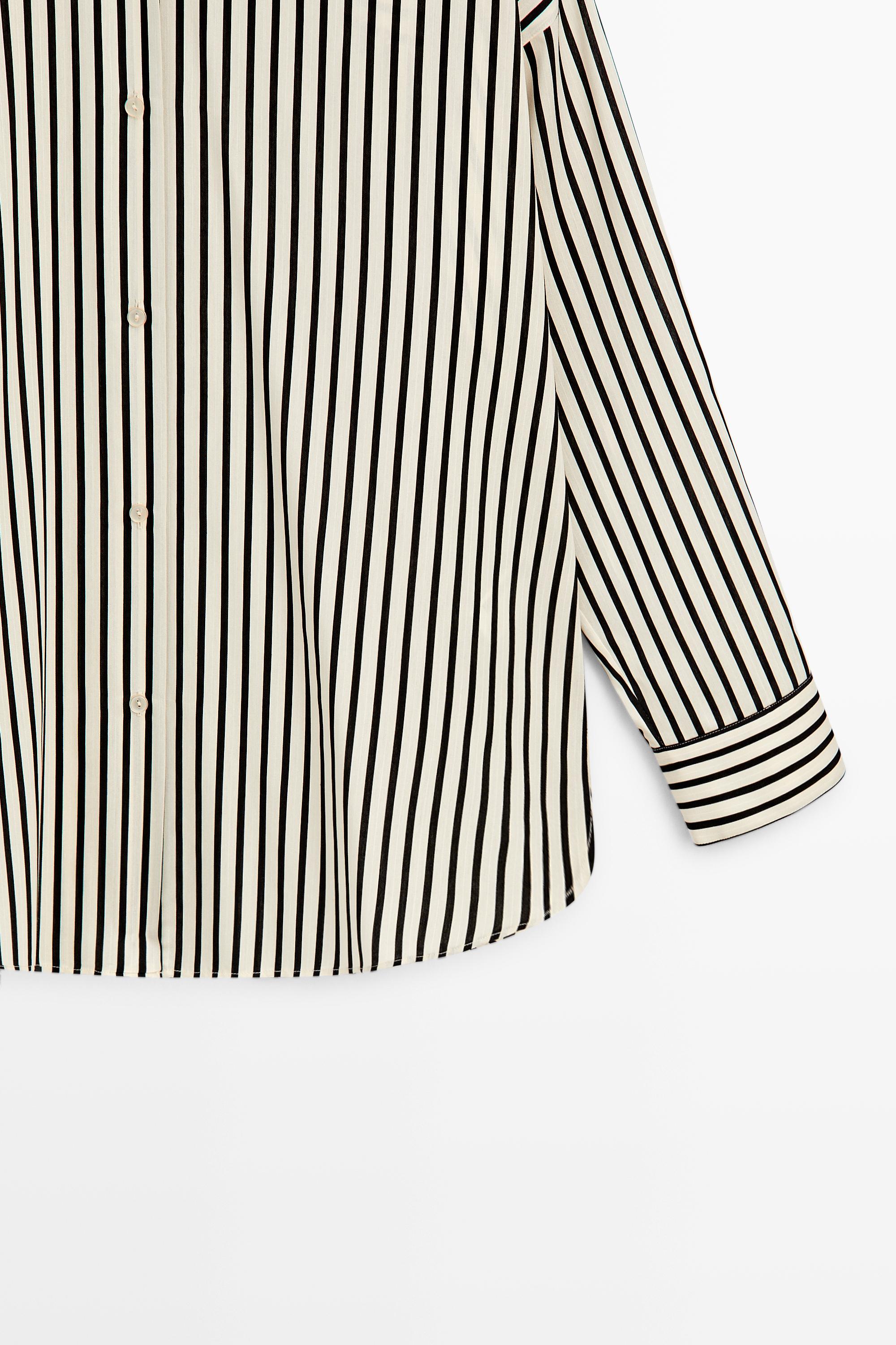 Chemise fluide à rayures